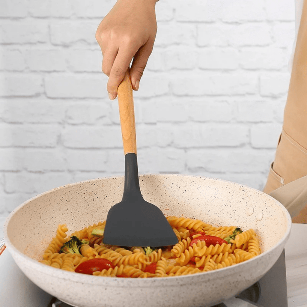 SET 19PCS UTENSILIOS DE COCINA SILICONA ANTIADHERENTE - MASTERCHEF