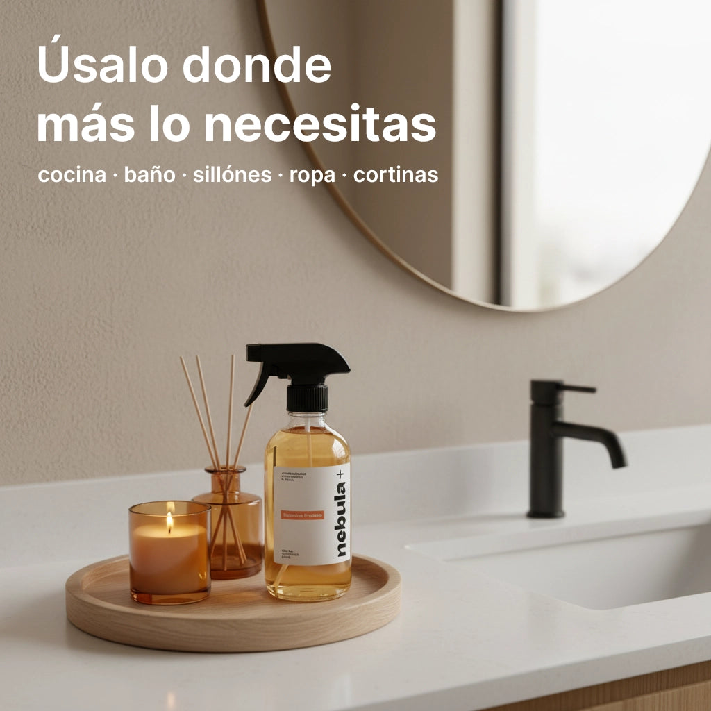 Home Spray Aromatizante Esencias Frutales 250ml · Nebula+