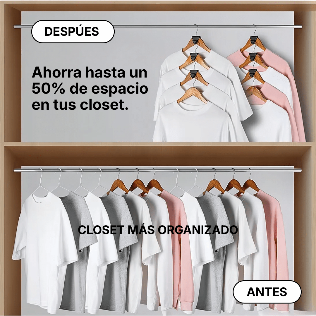 SET 18 GANCHOS PERCHEROS - CONECTOC