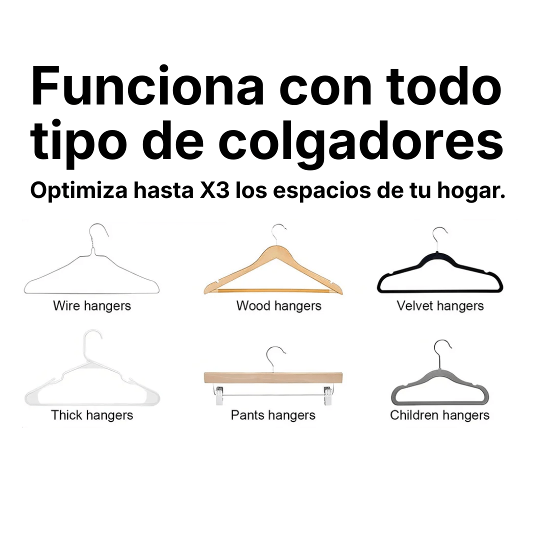 SET 18 GANCHOS PERCHEROS - CONECTOC