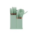 SET 19PCS UTENSILIOS DE COCINA SILICONA ANTIADHERENTE - MASTERCHEF