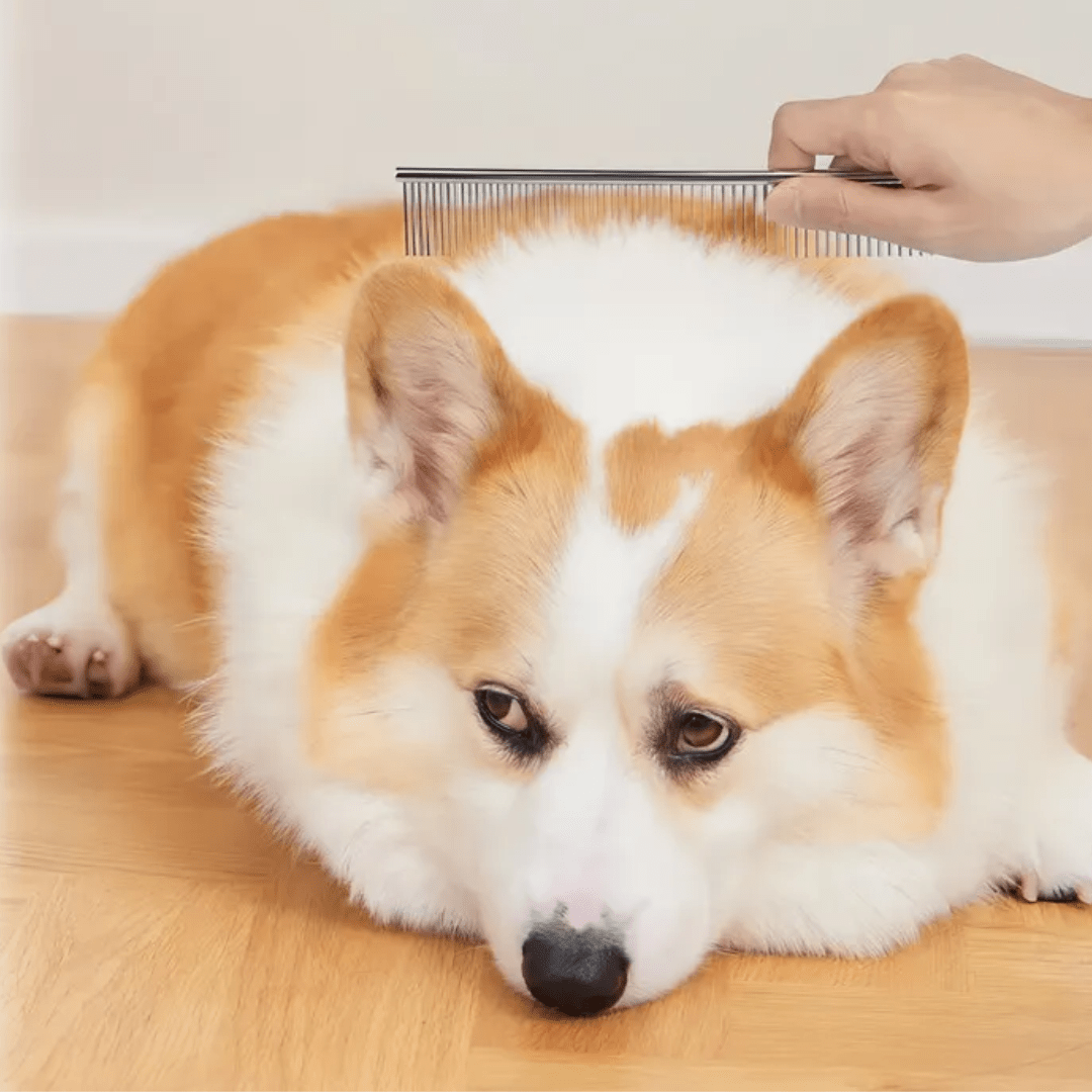 CEPILLO - RASTRILLO PARA MASCOTAS LIMPIADOR 2 EN 1