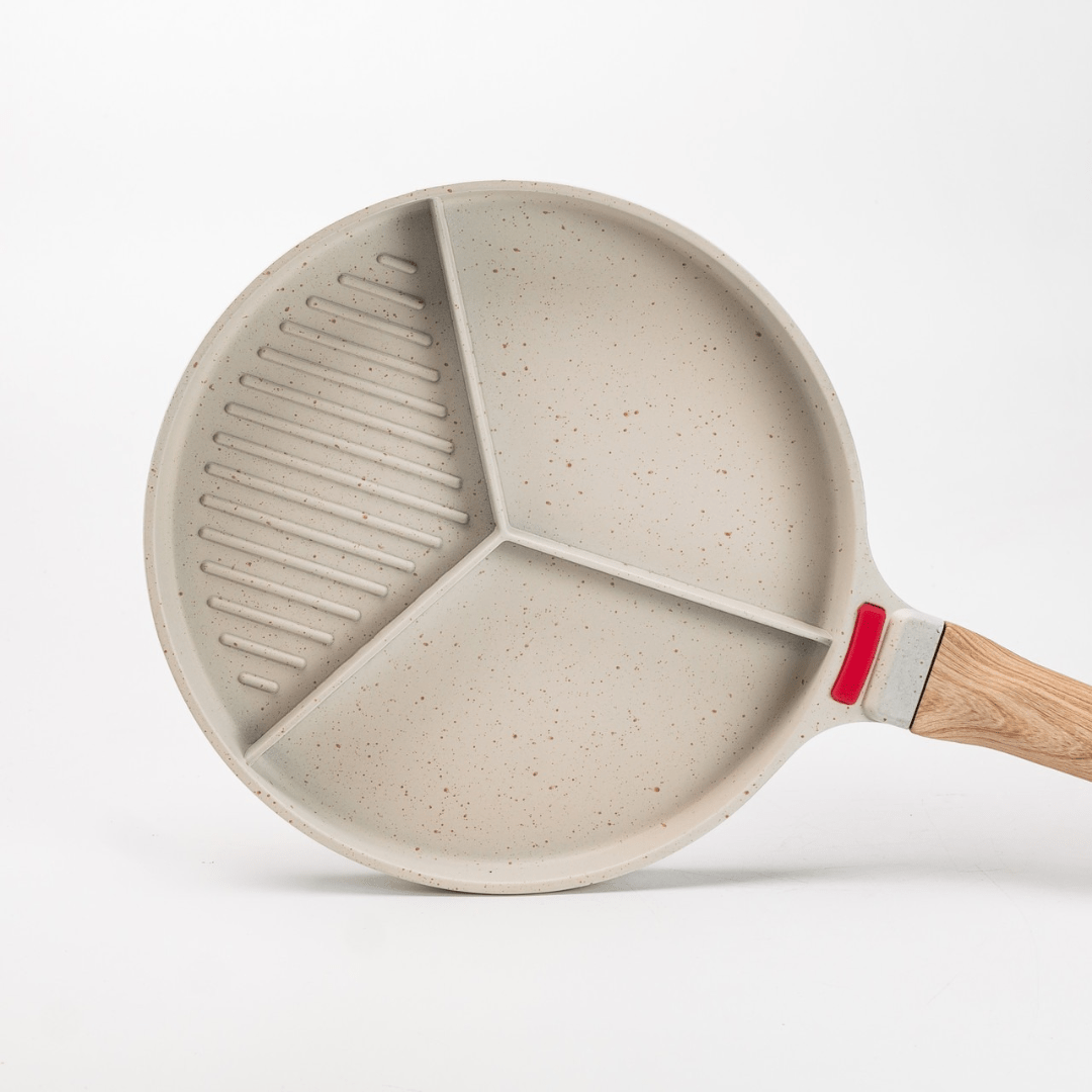 SARTEN MULTIFUNCIONAL DE 3 ESPACIOS - TRICHEF