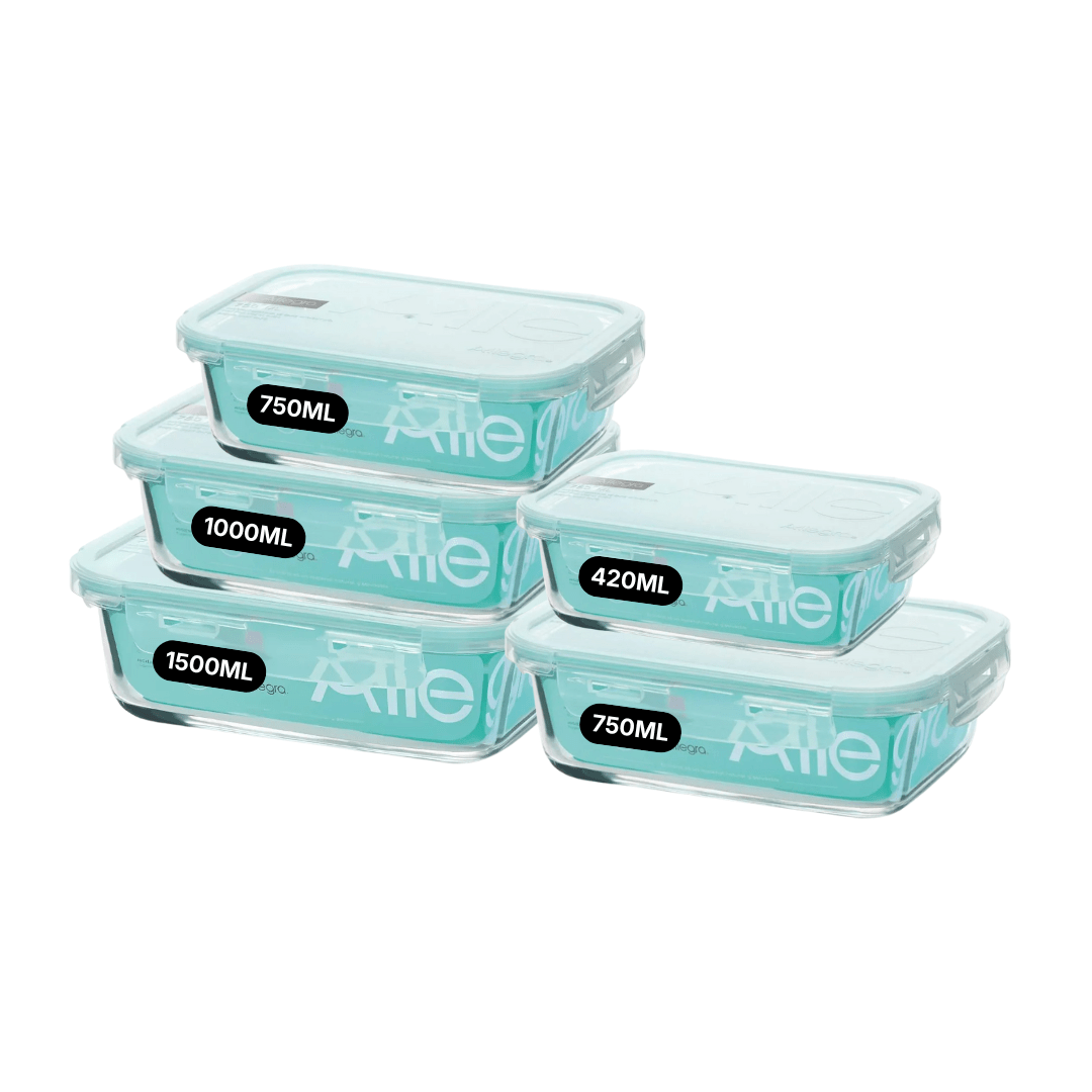 PACK VERSÁTIL – 5 TAPERS VIDRIO SURTIDO ALLEGRA