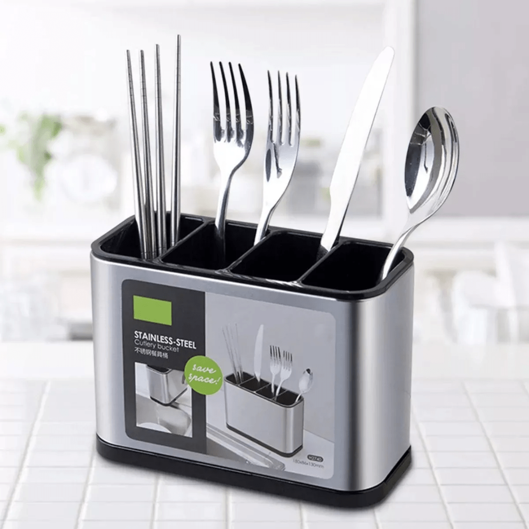 ESCURRIDOR DE CUBIERTOS UTENSILIOS DE COCINA ACERO INOXIDABLE