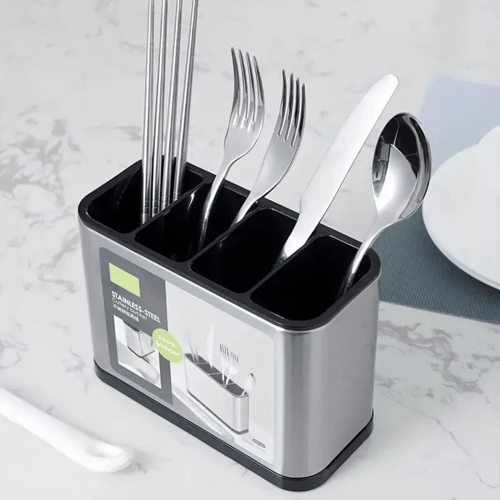 ESCURRIDOR DE CUBIERTOS UTENSILIOS DE COCINA ACERO INOXIDABLE