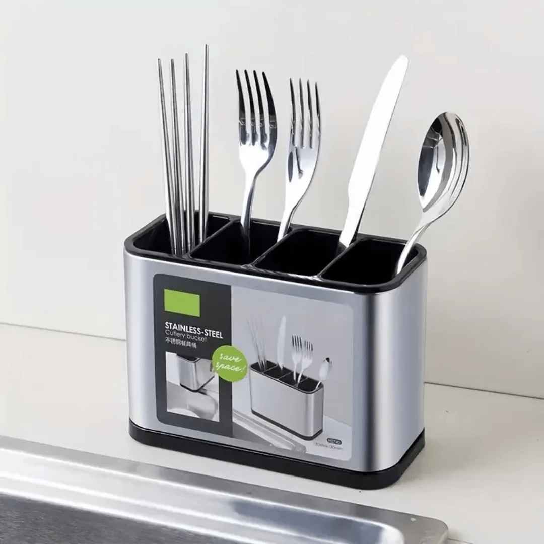ESCURRIDOR DE CUBIERTOS UTENSILIOS DE COCINA ACERO INOXIDABLE