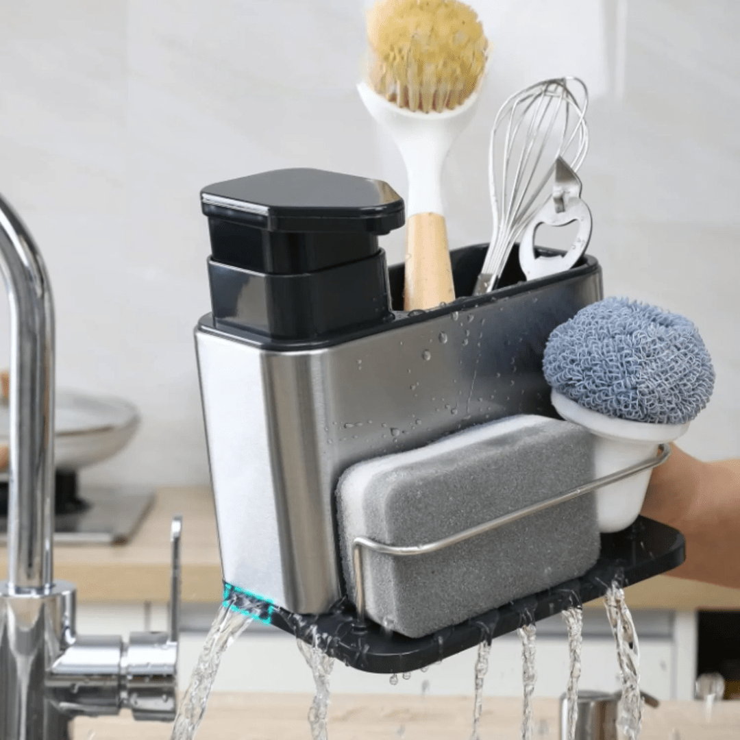 DISPENSADOR LAVALOZA ESCURRIDOR CUBIERTOS 2 EN 1 - CLEANSINK