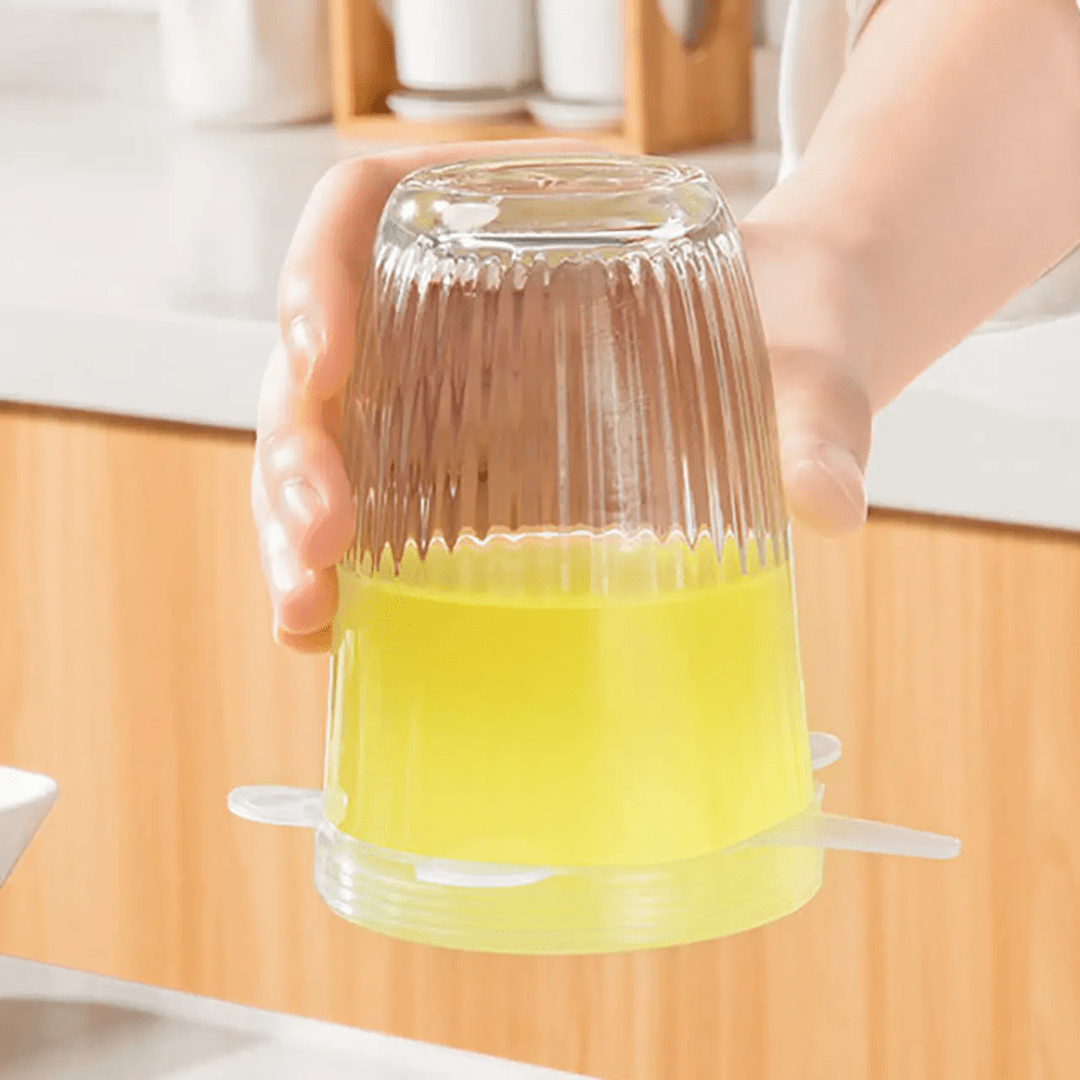 SET 6UN TAPAS DE SILICONA ELASTICAS - SELLOFLEX 6