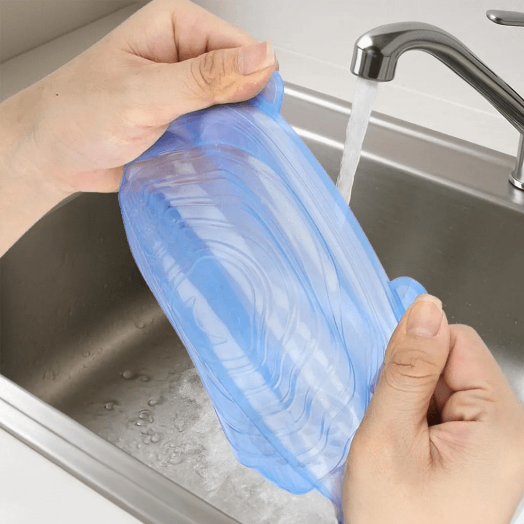 SET 6UN TAPAS DE SILICONA ELASTICAS - SELLOFLEX 6