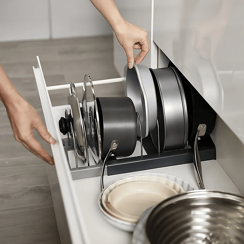 ORGANIZADOR OLLAS Y SARTENES EXTENSIBLE – POTFLOW