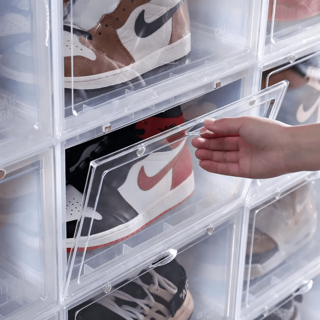 PACK 3 CAJAS ACRÍLICAS ORGANIZADORAS ZAPATILLAS Y ACCESORIOS – IRONBOX