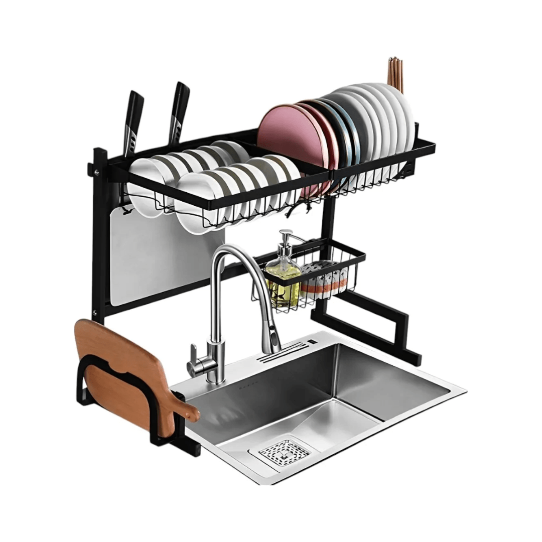 RACK ESCURRIDOR ORGANIZADOR COCINA SECADOR PLATOS 65CM XL - DRY65