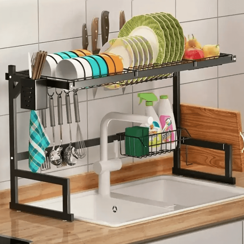 RACK ESCURRIDOR ORGANIZADOR COCINA SECADOR PLATOS 65CM XL - DRY65