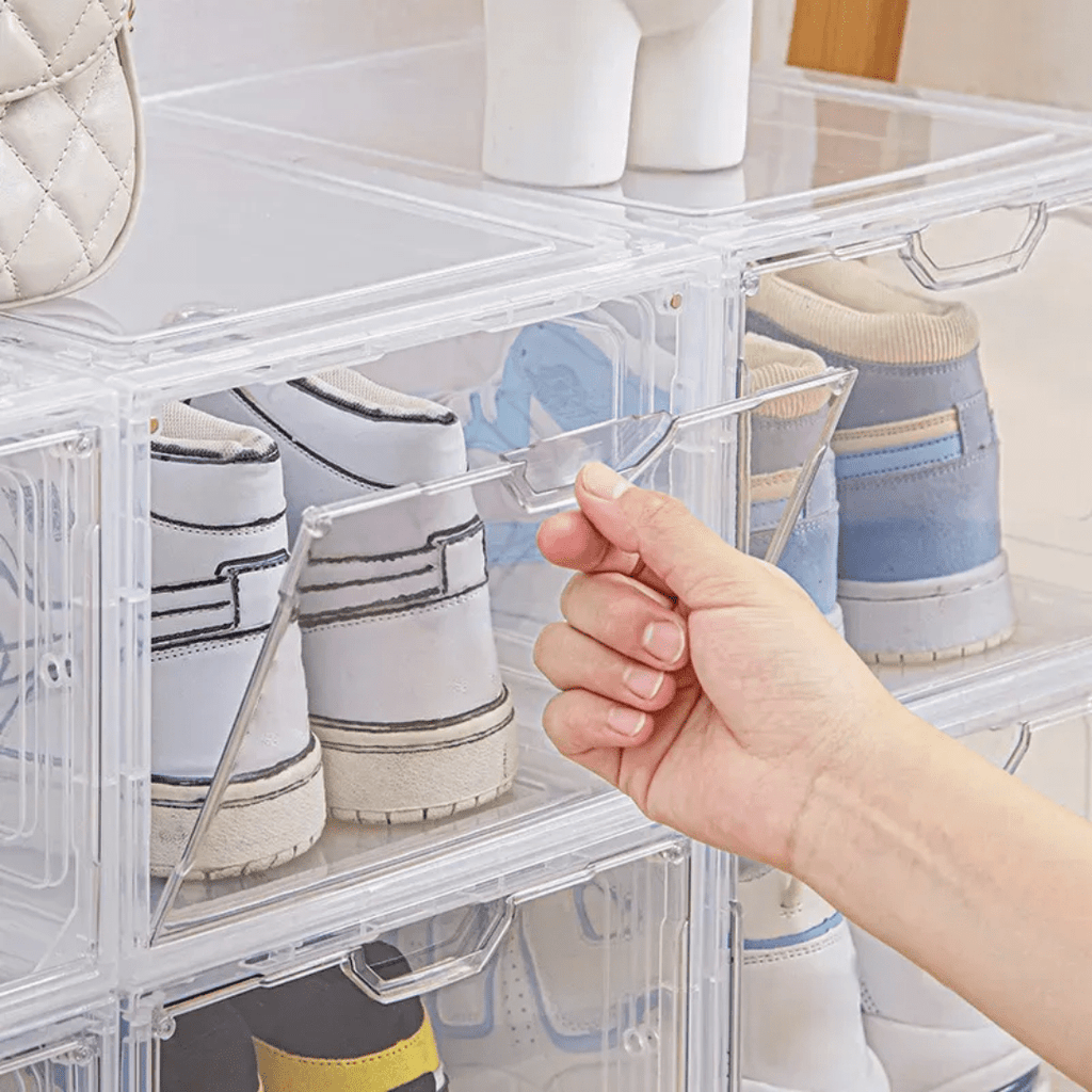 PACK 3 CAJAS ACRÍLICAS ORGANIZADORAS ZAPATILLAS Y ACCESORIOS – IRONBOX