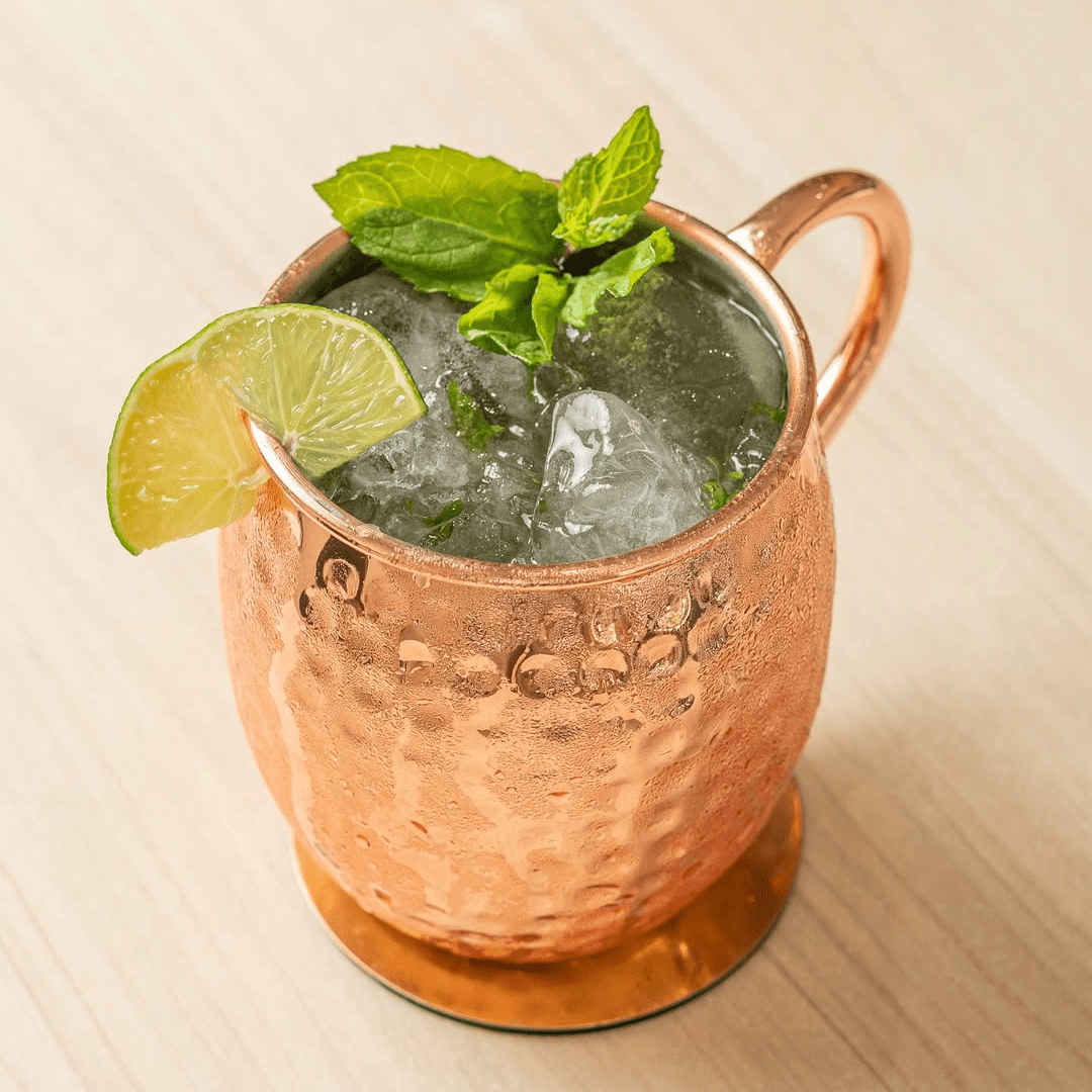 PACK 2 MUGS DE ACERO INOX VASOS BAR TRAGOS MOJITO 500ML - MOSCOW MULE