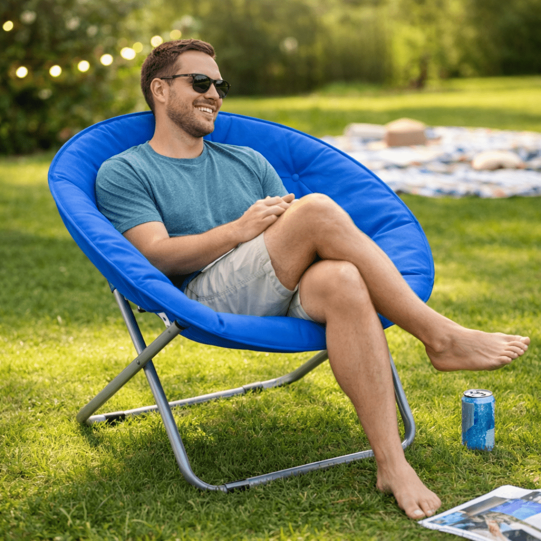 SILLA REDONDA PLEGABLE PORTÁTIL – EASY SEAT