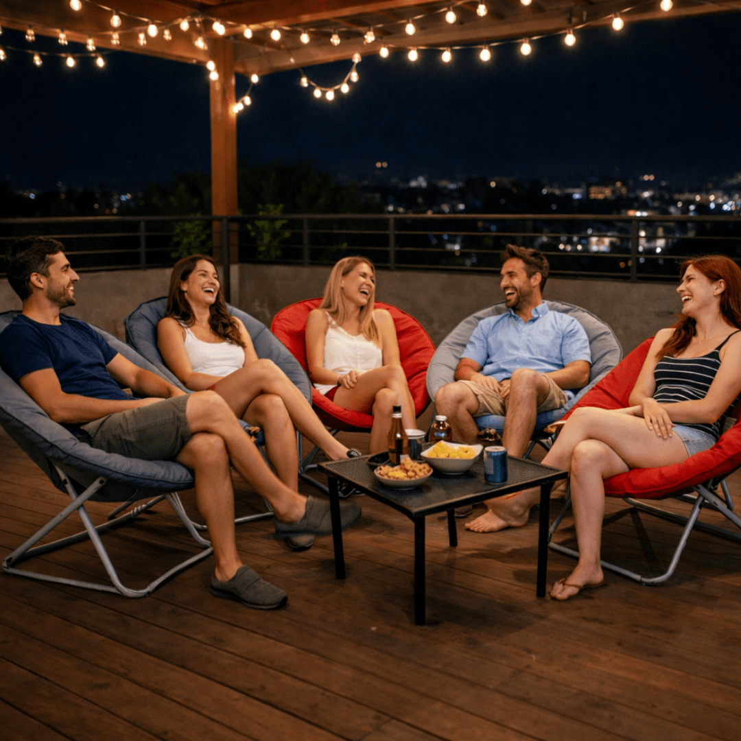 SILLA REDONDA PLEGABLE PORTÁTIL – EASY SEAT