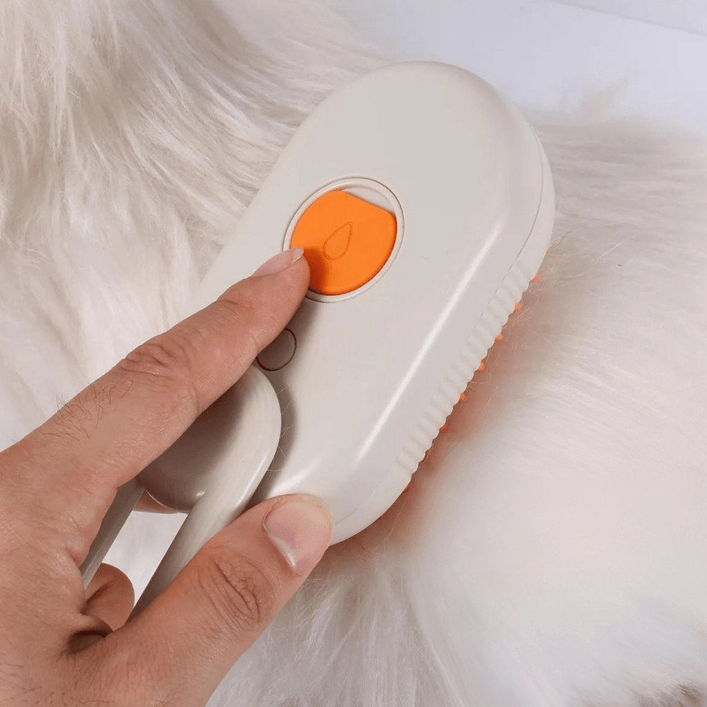 CEPILLO A VAPOR  PARA MASCOTAS CON MANGO - VAPE