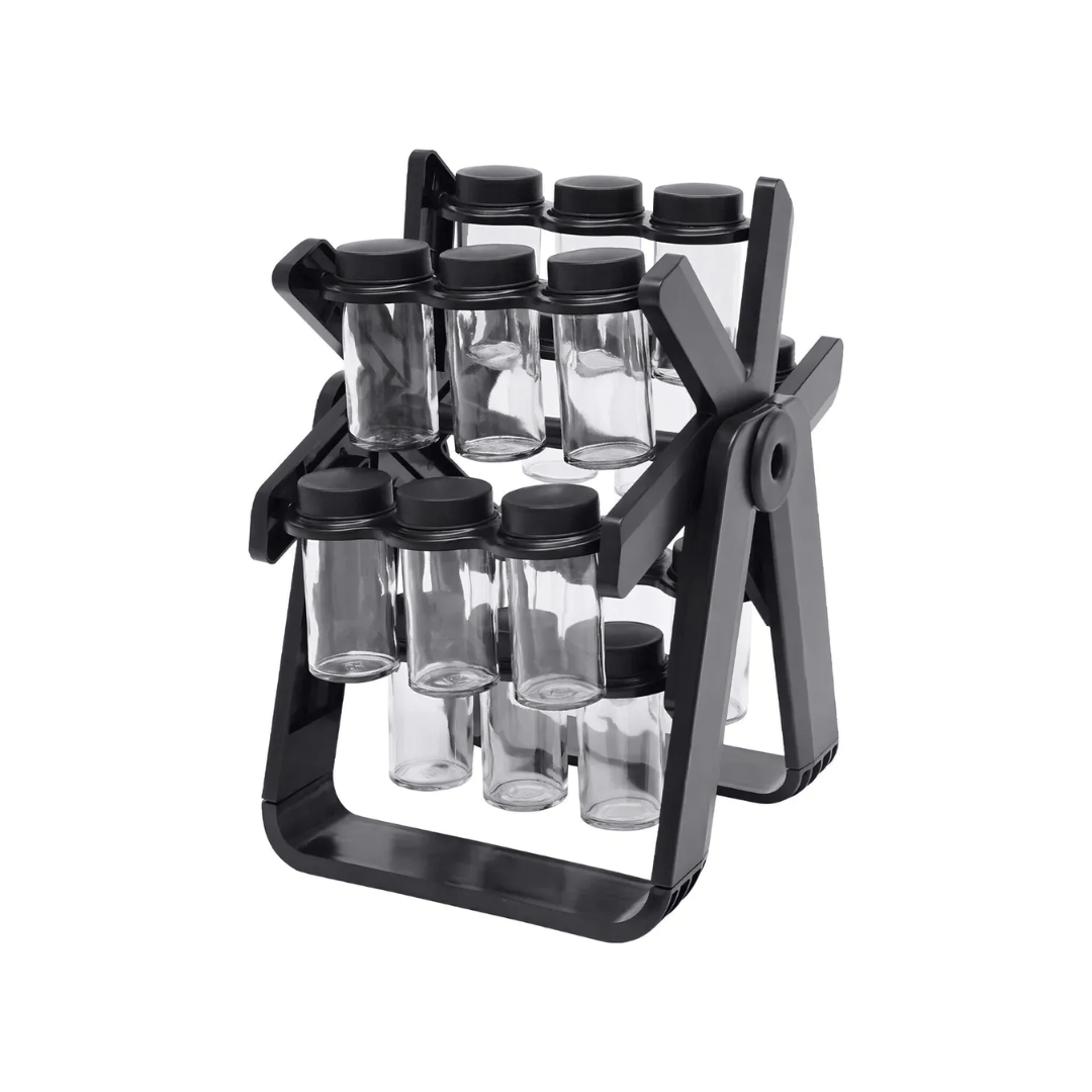 RACK ESPECIERO CONDIMENTERO 18 FRASCOS MULTIUSO GIRATORIO - RULETS