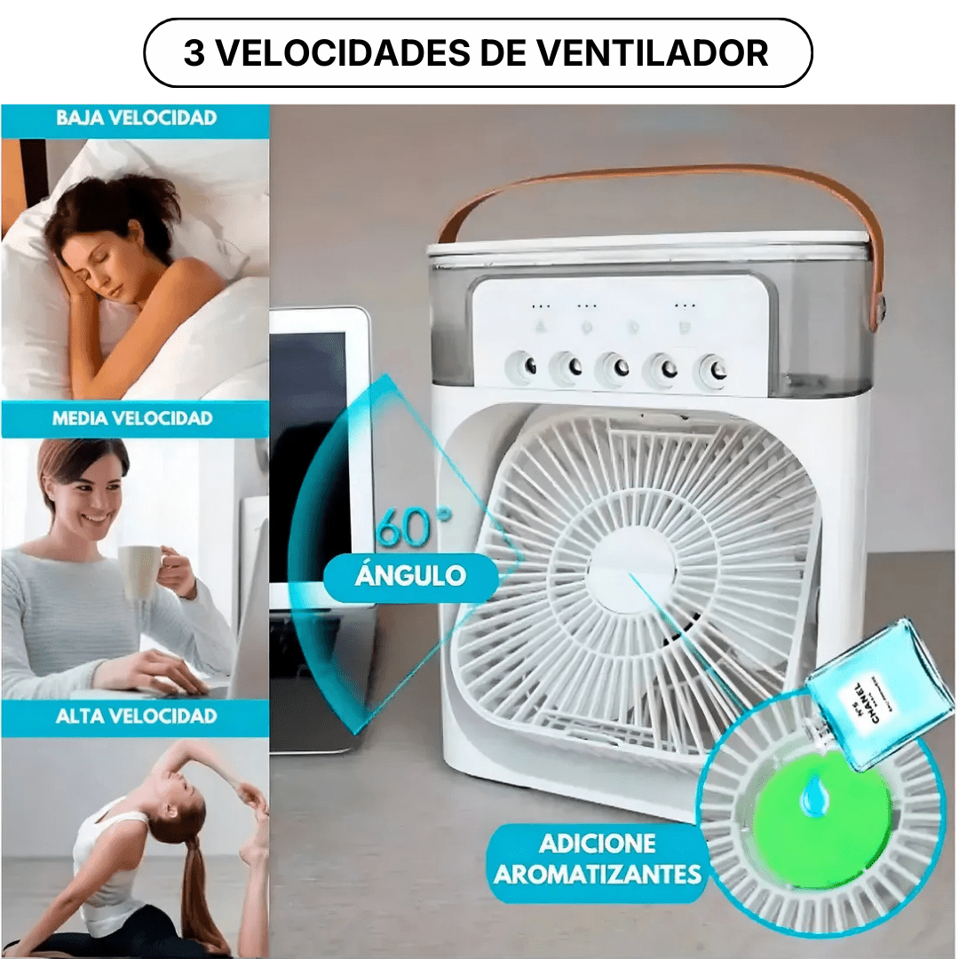 ENFRIADOR DE AIRE CON HUMIFICADOR – BREEZE+