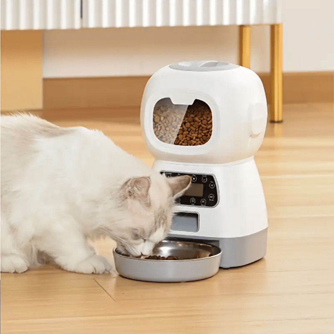 DISPENSADOR AUTOMÁTICO DE ALIMENTOS PARA MASCOTAS – FEED PET
