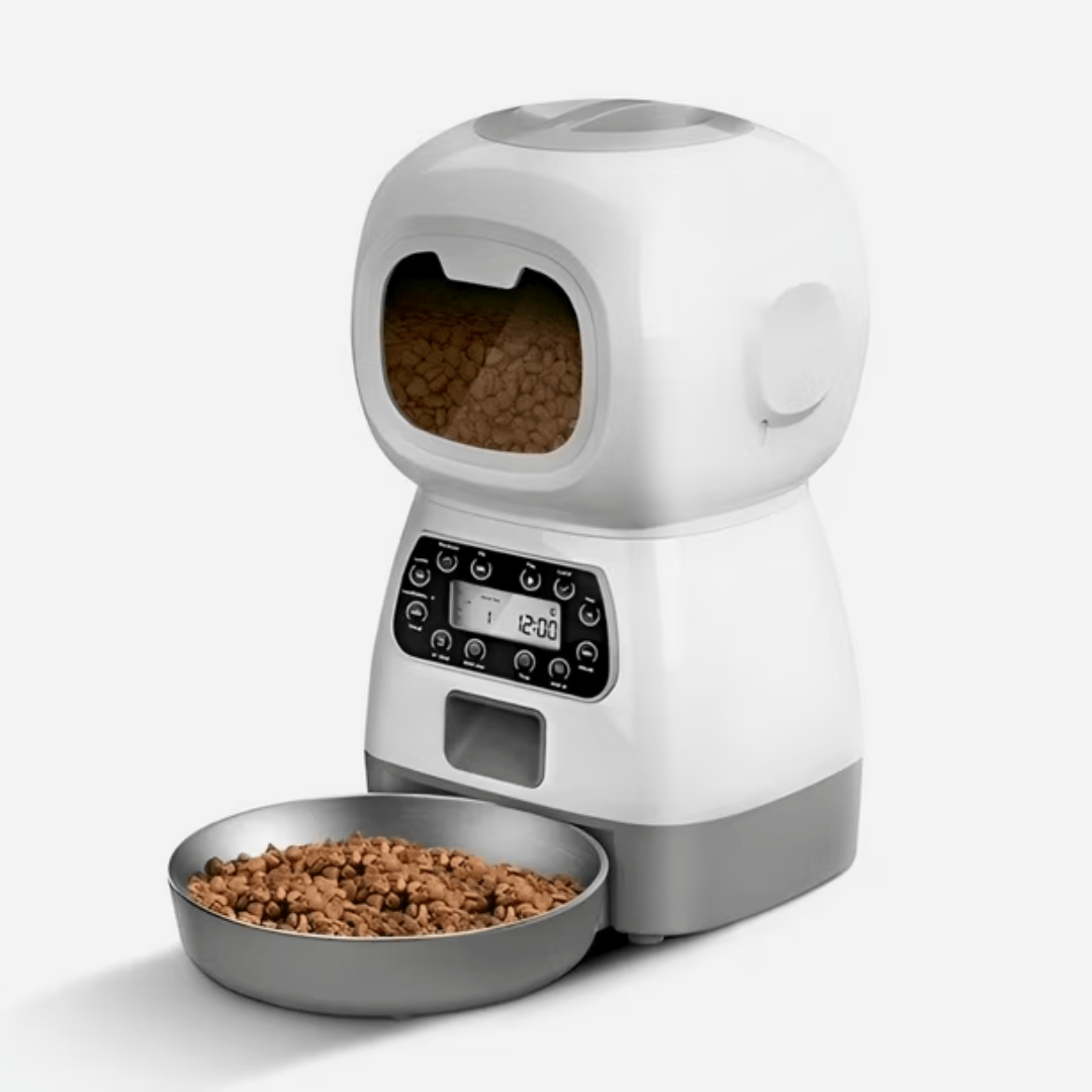 DISPENSADOR AUTOMÁTICO DE ALIMENTOS PARA MASCOTAS – FEED PET
