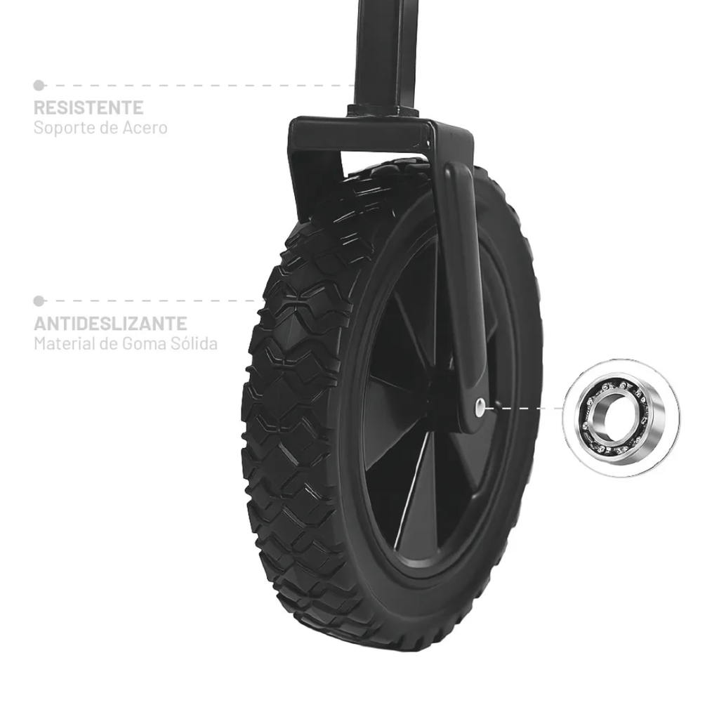 CARRO PLEGABLE CON RUEDAS PARA COMPRAS Y CAMPING – CARGO+