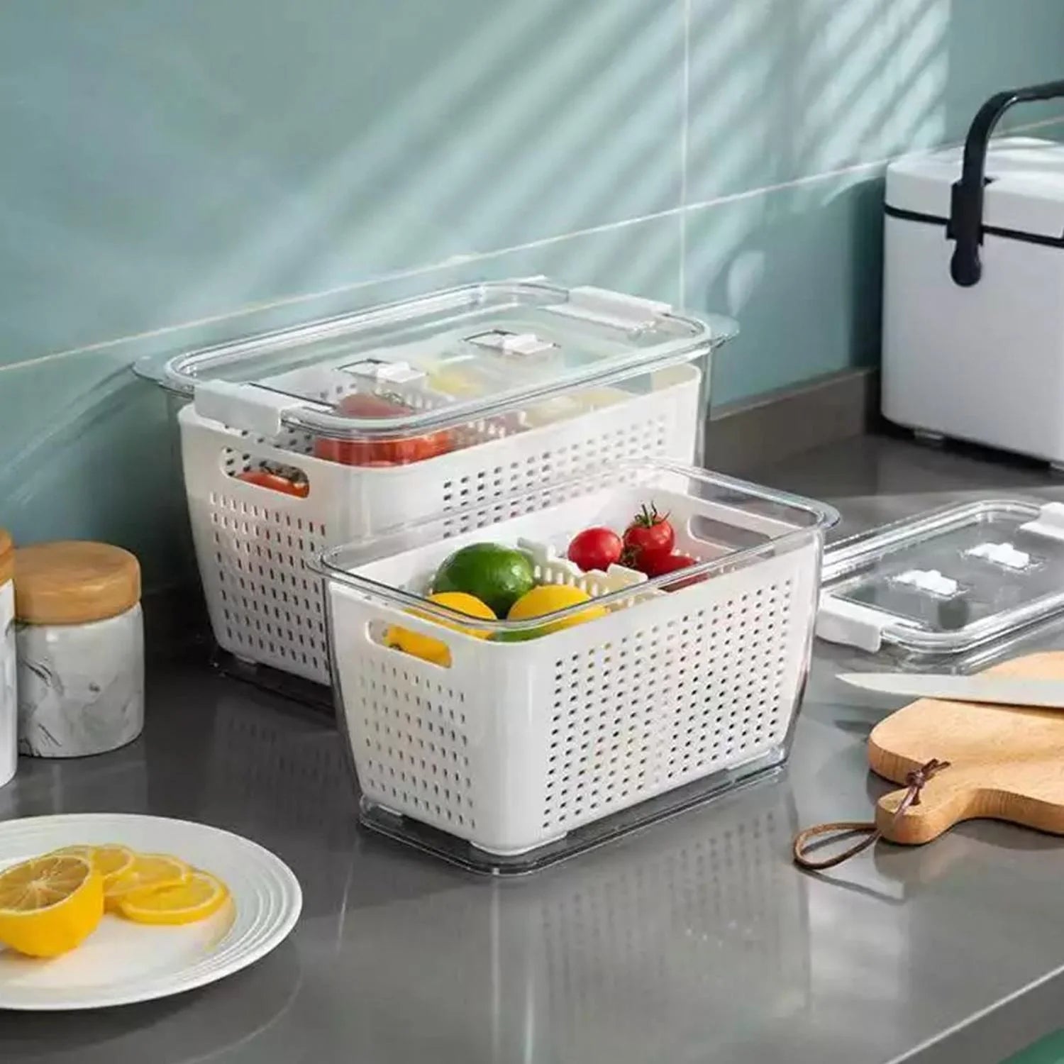 PACK ORGANIZADOR  REFRIGERADOR FRESHBOX (M + L)