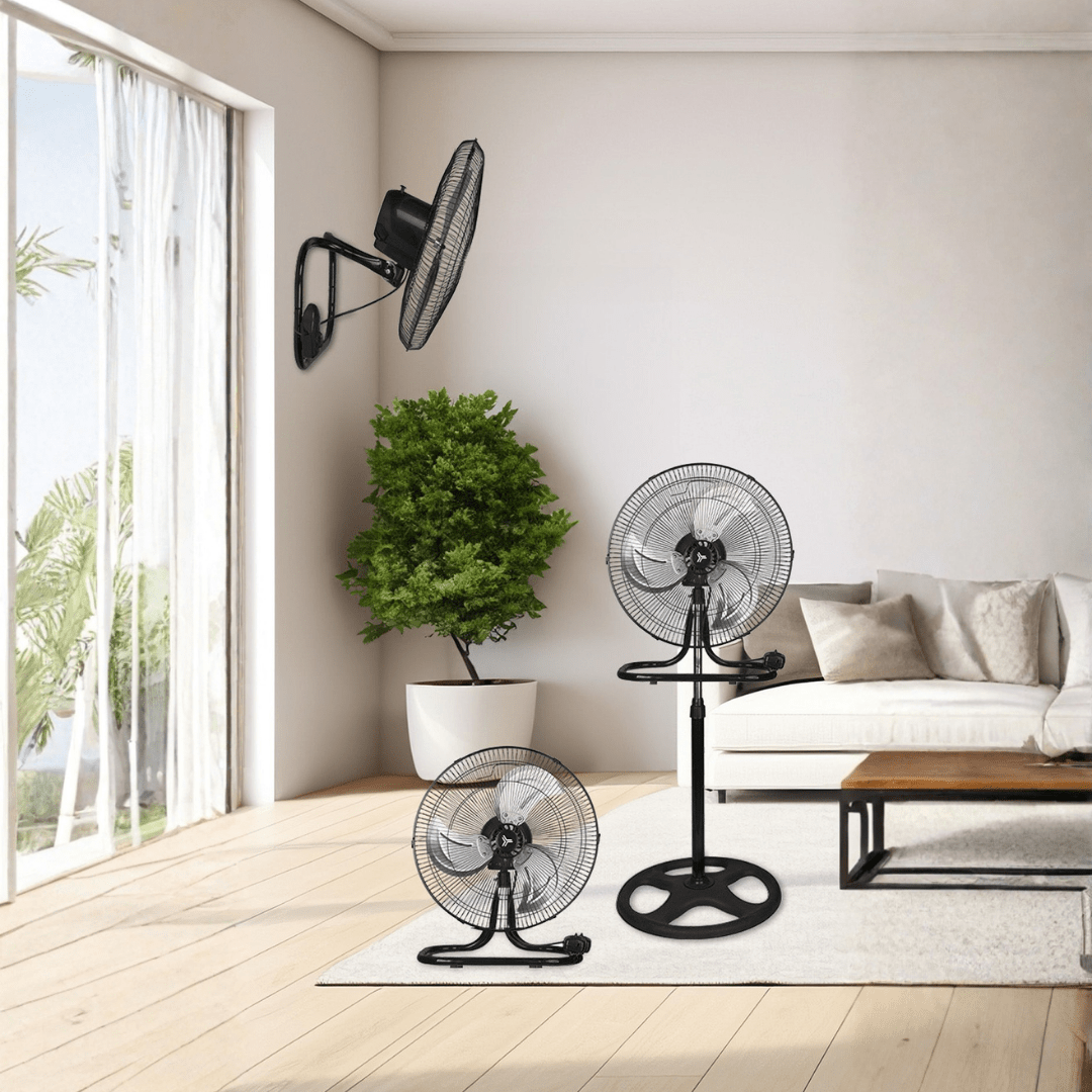 VENTILADOR PEDESTAL 3 en 1 ALTA POTENCIA 18” – AIRFLOW