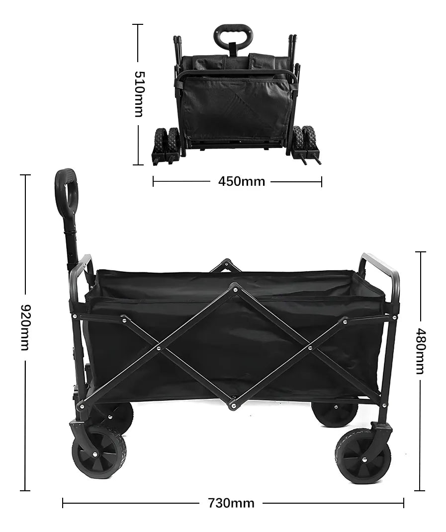CARRITO CAMPING PLEGABLE MULTIUSO – CARGO+