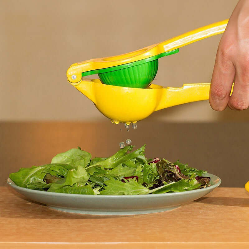 EXPRIMIDOR MANUAL DE METAL 2-en-1 - ZUMO