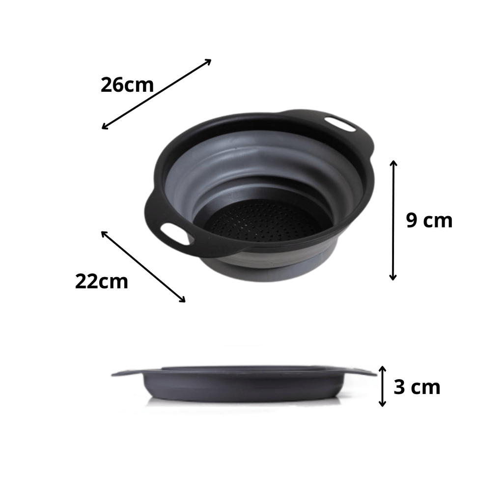 COLADOR DE SILICONA PLEGABLE - FLEXDRAIN