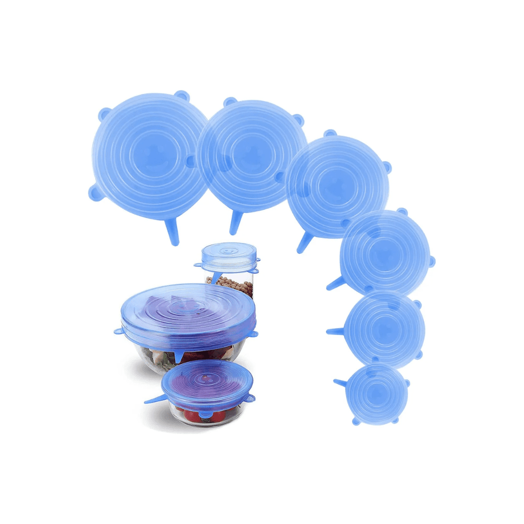 SET 6UN TAPAS DE SILICONA ELASTICAS - SELLOFLEX 6